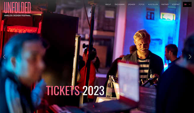 Unfolded Festival 23 by GMUND: 