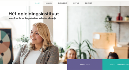 LOB 123: Logo, branding, and web design for LOB123, the premier training institute for career counselors in education.