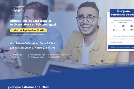 Universidad OMI: Sitio Web Avanzado para Centro de Investigación OMI en México.
