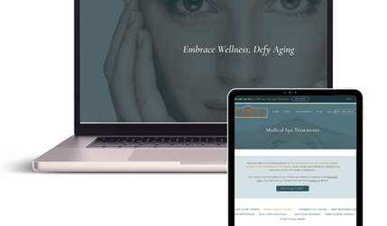Queens Medical Spa: See original design @ www.agsocial.co/portfolio