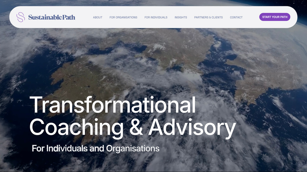 Sustainable Path: Branding and Webdesign