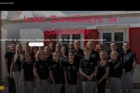 Dr. Missy, Kotsaridis & Kollegen: Für die Zahnarztpraxis Dr. Missy, Kotsardis & Kollegen wurde eine neue Website erstellt, die zum Gesamtauftritt passt.