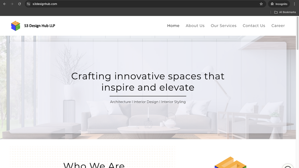 S3 Design Hub: S3 Design Hub is a creative platform dedicated to innovative design solutions. We developed this website to showcase their expertise in delivering top-notch design services, from branding to digital media. Explore their portfolio, discover their design approach, and learn how they bring creative visions to life.