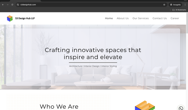S3 Design Hub: S3 Design Hub is a creative platform dedicated to innovative design solutions. We developed this website to showcase their expertise in delivering top-notch design services, from branding to digital media. Explore their portfolio, discover their design approach, and learn how they bring creative visions to life.