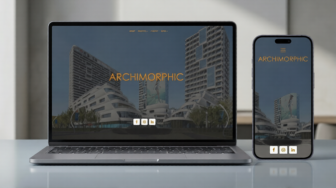 Archimorphic: Designed and developed a premium architecture portfolio in Wix Studio, showcasing projects, awards, print & digital publications through a scalable Wix CMS. Built dynamic pages, responsive layouts, CMS collections, repeaters, and custom Velo integrations for seamless content management. Optimized for SEO, performance, and an elegant user experience, making it easy for the client to update and expand the portfolio.