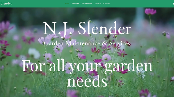 N.J. Slender: Website design and build.