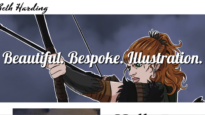 Beth Harding: Website design and build.