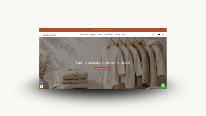 Modelli Monelli: E-commerce di Abbigliamento e giocattoli per neonati