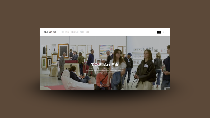 T.O.E. Art Fair: La piattaforma che connette gallerie, artisti, collezionisti ed editori indipendenti. Fiere d’arte contemporanea, mostre, talk ed eventi tra  Cremona, Livorno e Lucca.