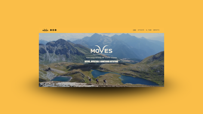 Moves: Esplorazione di esperienze guidate in montagna con invio preventivo tramite sito web.