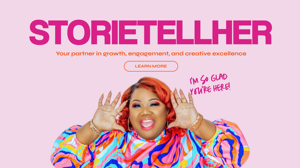 StorieTellHer: When Evelyn approached JOA to establish her online presence, she had a clear vision: a vibrant website that radiated her fun personality while attracting her audience.

 Through careful design and strategic implementation, we ensured that every aspect of the website stayed true to Evelyn's unique identity. From the playful color palette to the engaging layout, every detail was crafted to capture her essence authentically.

Using the Bubblegum template we set out to capture her essence authentically. And the outcome? Well, let's say, it's nothing short of amazing!