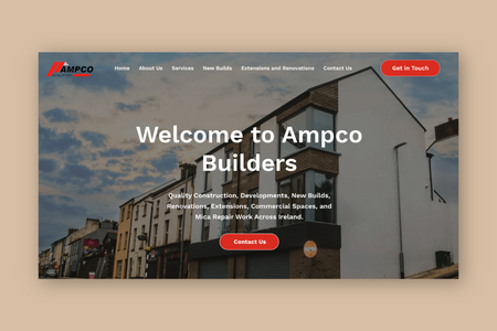 Ampco Builders: We designed the Ampco website to showcase their expertise in new builds, renovations, and extensions. Built on Wix Studio, it features a user-friendly CMS for easy content management and integrates Wix Forms for streamlined client inquiries and project requests. The site is designed to highlight Ampco's services, completed projects, and client testimonials, providing a seamless experience for potential clients looking to enhance or construct their properties.