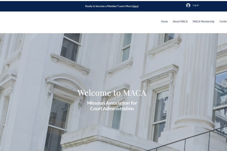 Missouri Association for Court Administration: Super-functional and modern legal website