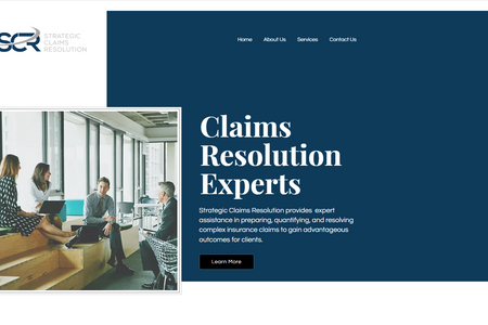 Strategic Claims Resolutions: Advanced website design for Strategic Claims Resolutions located in Irvine, CA.