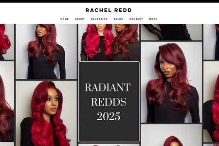 Rachel Redd: Signature Website Design for a RedKen Hair Educator and Atlanta based Salon owner, Rachel Redd.