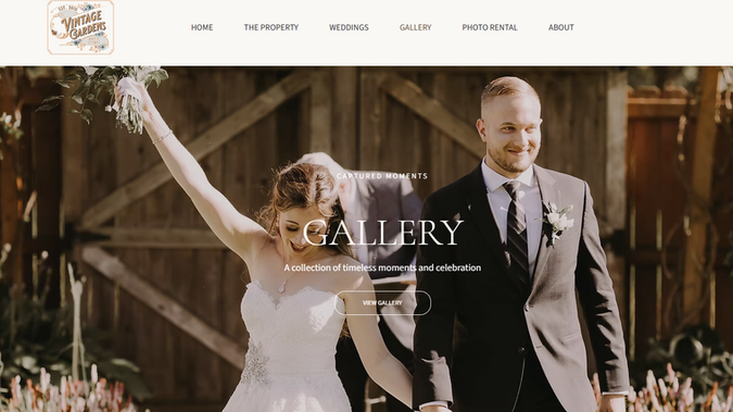 Vintage Gardens: A romantic countryside wedding venue in Ridgefield, Washington needed a site that captured the beauty of their property and converted visitors into bookings. We built an immersive, visually rich website complete with a tour scheduling feature and gallery to showcase their stunning outdoor spaces.