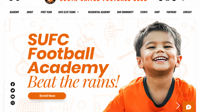 South United Football Club: Founded in 2012, South United Football Club (SUFC) has grown to become one of South India’s most respected football institutions. Built on a strong foundation of professional excellence and community-driven values, SUFC is more than just a football club - it is a complete ecosystem dedicated to nurturing talent and shaping the future of Indian football.

 