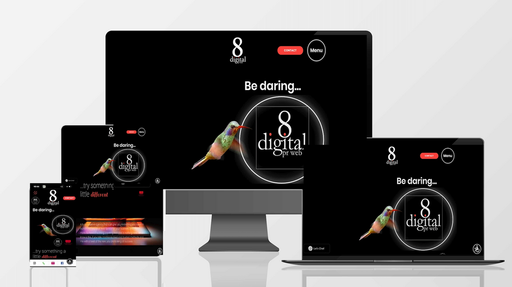 8digitalpr: This is my own site.  My own brief was to have visually stunning and unique site that I could grow consistently with all aspects of my business.  I enjoy updating this site. I like it's unique feel.