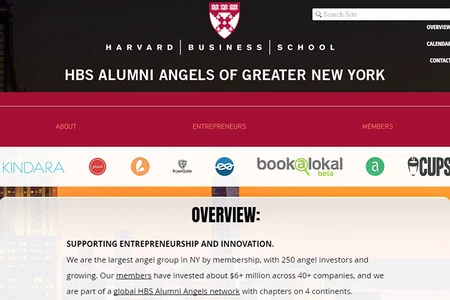 HARVARD BUSINESS SCHOOL ALUMNI ANGELS OF NEW YORK: • Website Design / Makeover • Mobile-Optimization