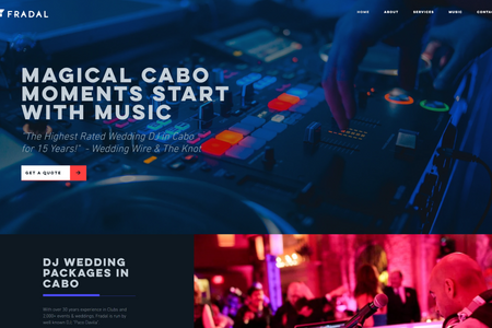 Consultation - Collaborative Design - DJ Fradal - Travel Wedding - Classic Editor: Branding & Web Design Strategy & Consultation Semrush

Wedding DJ Events and Entertainment Travel Accommodations SEO Keywords & Development Mexico Featured