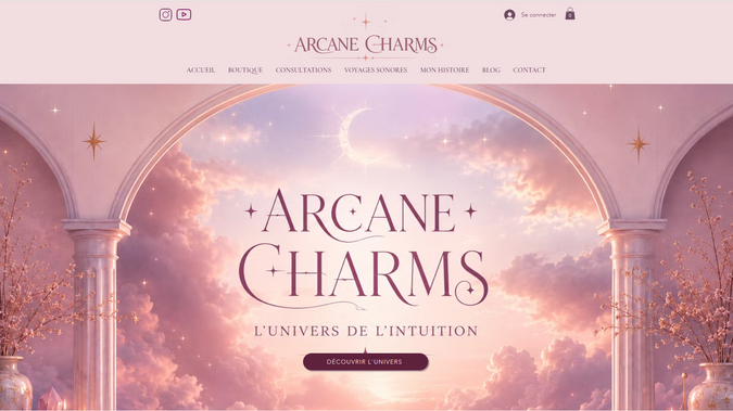 Arcane Charms: Création de site & SEO