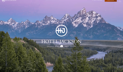 Hotel Jackson: Full website design build, custom graphics, and advanced booking system