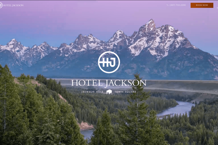 Hotel Jackson: Full website design build, custom graphics, and advanced booking system