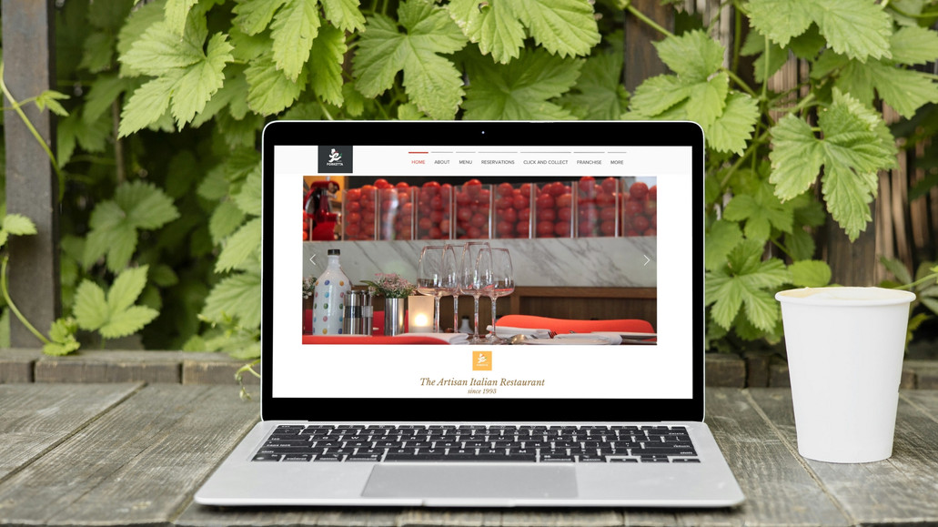 FORKETTA: Designed a restaurant website for two restaurant chains, integrating online ordering and table reservation features.