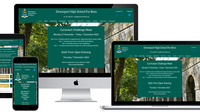 DHSB Website: School Website