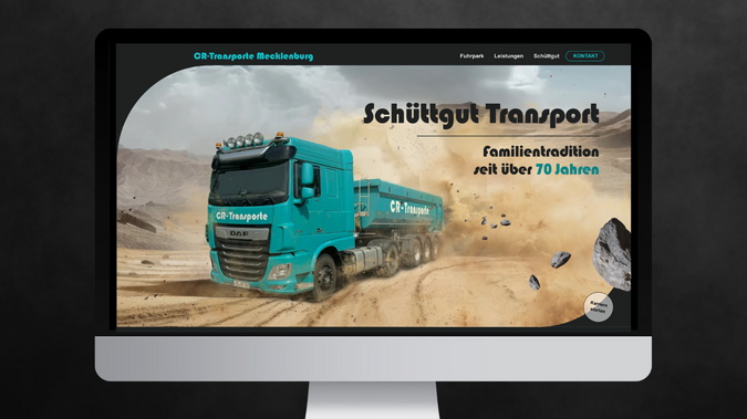 CR-Transporte MV: Für CR-Transporte Mecklenburg habe ich eine maßgeschneiderte Website entwickelt, die das Unternehmen und seine Dienstleistungen im Bereich Schüttguttransport professionell präsentiert. Ziel war es, eine klare und nutzerfreundliche Struktur zu schaffen, die den Besuchern einen schnellen Überblick über die Angebote und die langjährige Erfahrung des Unternehmens ermöglicht. Besondere Aufmerksamkeit habe ich dabei auf ein modernes Design gelegt, das die Professionalität und Zuverlässigkeit des Unternehmens widerspiegelt. Die Website bietet eine intuitive Navigation, sodass potenzielle Kunden einfach Kontakt aufnehmen oder Informationen anfordern können.
