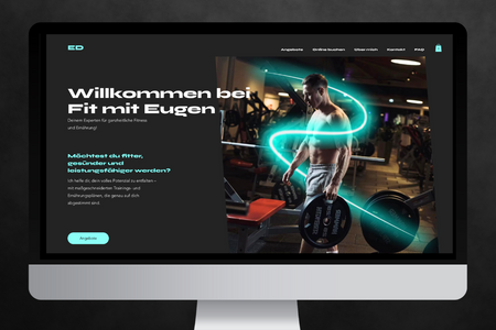 fitmiteugen: Starkes Webdesign für ganzheitliche Fitness mit „Fit mit Eugen“.
Für das Personal-Training-Angebot „Fit mit Eugen“ entstand eine moderne, kraftvolle Website mit klarem Branding, markantem Look & Feel und einem klaren Fokus auf Conversion.
