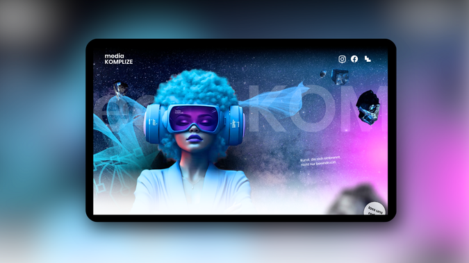 Media Komplize: In diesem Projekt habe ich die Marke “Media Komplize” von Grund auf neu entwickelt, um meine Expertise in den Bereichen Webdesign, Grafikdesign und Branding zu präsentieren. Der Fokus lag darauf, eine moderne und einprägsame visuelle Identität zu schaffen, die meine kreativen Dienstleistungen optimal widerspiegelt. Mit einem benutzerfreundlichen Design, responsiver Technologie und klarer Kommunikation ist diese Website das Aushängeschild meiner Fähigkeiten als Designerin und kreativer Kopf hinter “Media Komplize”.