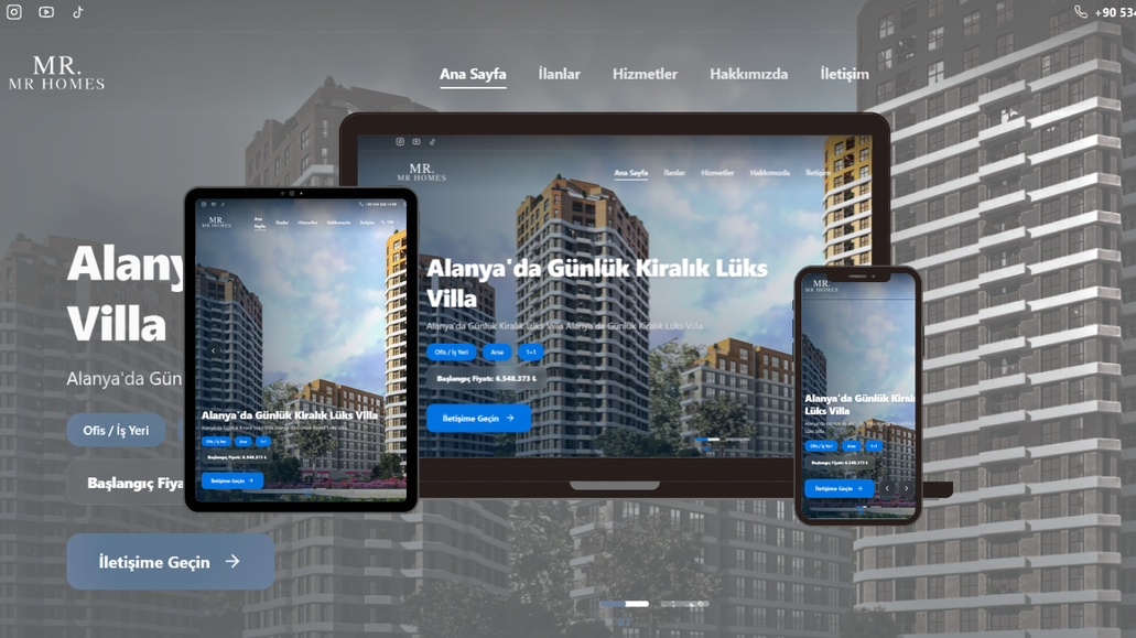 Sarzamin Homes: Designed a modern real estate website focused on showcasing properties with a clean layout and easy navigation, ensuring a smooth user experience for potential buyers.