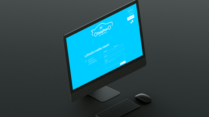 EasyPesu Oy: Logo and brand design along with booking website for a DIY car wash service.

// 

Logo ja yritysilme sekä verkkosivut onlinevarausjärjestelmällä autojen itsepesuhallille.