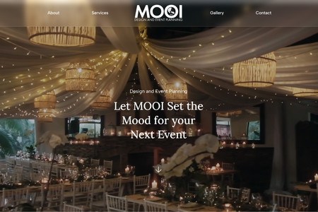 Mooi Design & Events: Mooi Design and Events is an innovative website project aimed at showcasing the creative prowess and event management expertise of Mooi Design, a leading company in the events industry. The website will serve as a digital platform where clients can explore the diverse range of services offered by Mooi Design, including event planning, design concepts, venue decoration, and coordination services. With a sleek and user-friendly interface, the website will feature stunning visuals of past events and an easy-to-navigate portfolio section highlighting Mooi Design's successful projects.