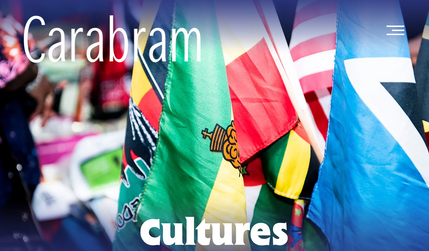 Carabram Cultural Festival: Complete website design & development. Cultural Pavilion pages, connected to google maps and many other unique features. 