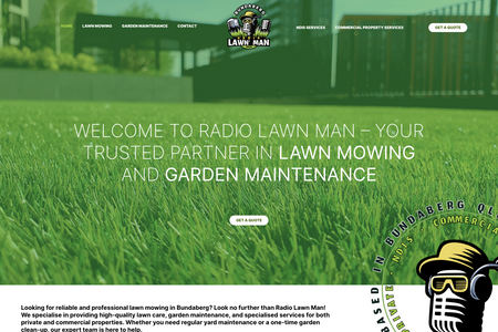 Radio Lawn Man: Fatduck Marketing proudly presents the Radio Lawn Man project, an exemplar of our full-spectrum marketing and web development capabilities. Our team expertly crafted the business’s branding from the ground up, including the business name, logo design, and creation of engaging social share images and business cards. We developed the website on Wix, ensuring a user-friendly experience while embedding advanced features like Google Analytics, Google Tag Manager, and Google Search Console to optimise performance and track user engagement. Our comprehensive SEO strategy, backed by meticulous keyword research and targeted copywriting, positions Radio Lawn Man for optimal online visibility and business growth in Bundaberg.