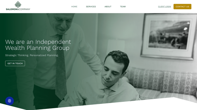 Salomon & Co. New: Website refresh for a boutique wealth management firm