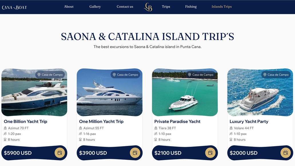 CANA BOAT: Boat and Yacht Charter