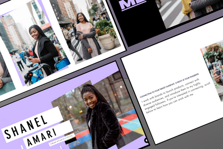 shanelamari: A website and strategy update for Influencer focused on health, beauty, wellness
