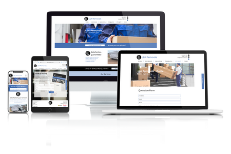 L&K Removals: Website design for this home removals company, migrated content over from another platform and vastly improved the design and user experience.