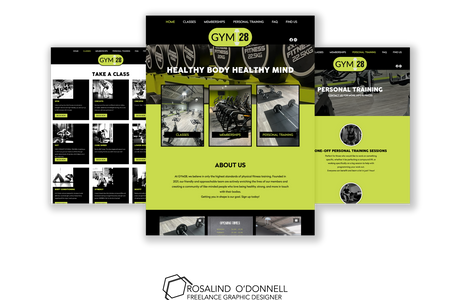 GYM28 Limited: A fun and eye-catching website for this established Gym near Manchester