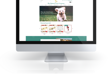 The Natural Treat Company: A lovely project which included an e-commerce store - this client had built her site using WIX but wanted a more professional finish that functioned well across all devices.