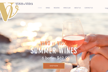Vino es Vida: Beautiful online wine boutique offering wines from around the world via bottle collections or a wine club. Client needed the site enhanced both visually and functionally.