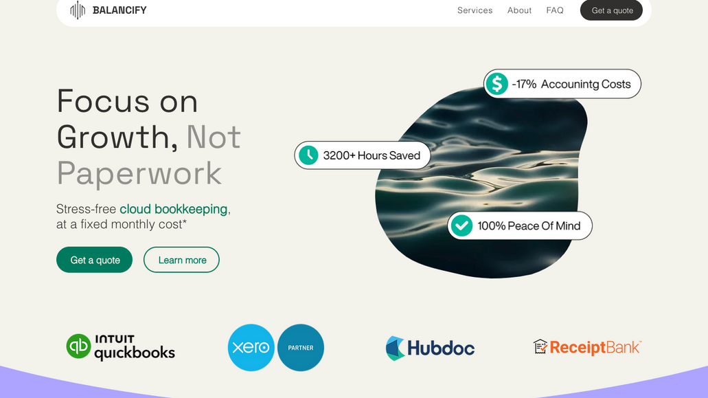 BALANCIFY: Cloud Bookkeeping Services Website + SEO