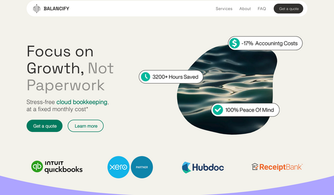 BALANCIFY: Cloud Bookkeeping Services Website + SEO