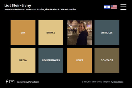 Liat Steir Livny: A personal website for an academic researcher and lecturer. Includes dynamic pages.
