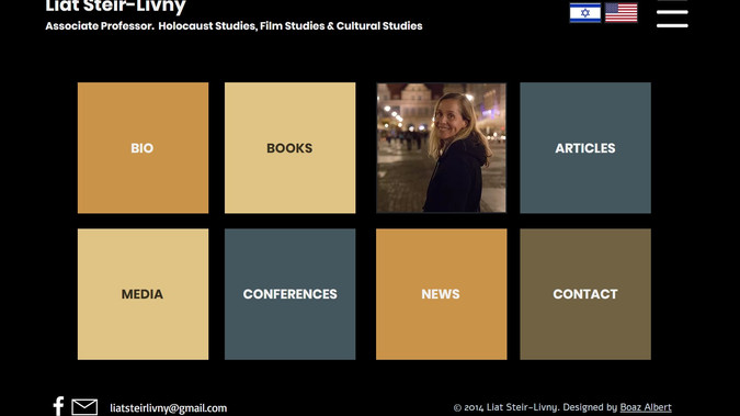 Liat Steir Livny: A personal website for an academic researcher and lecturer. Includes dynamic pages.