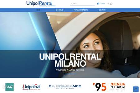 Unipolrental Milano: Realizzazione Sito Web