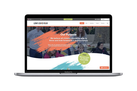 Long Covid Kids: Complete new website build 